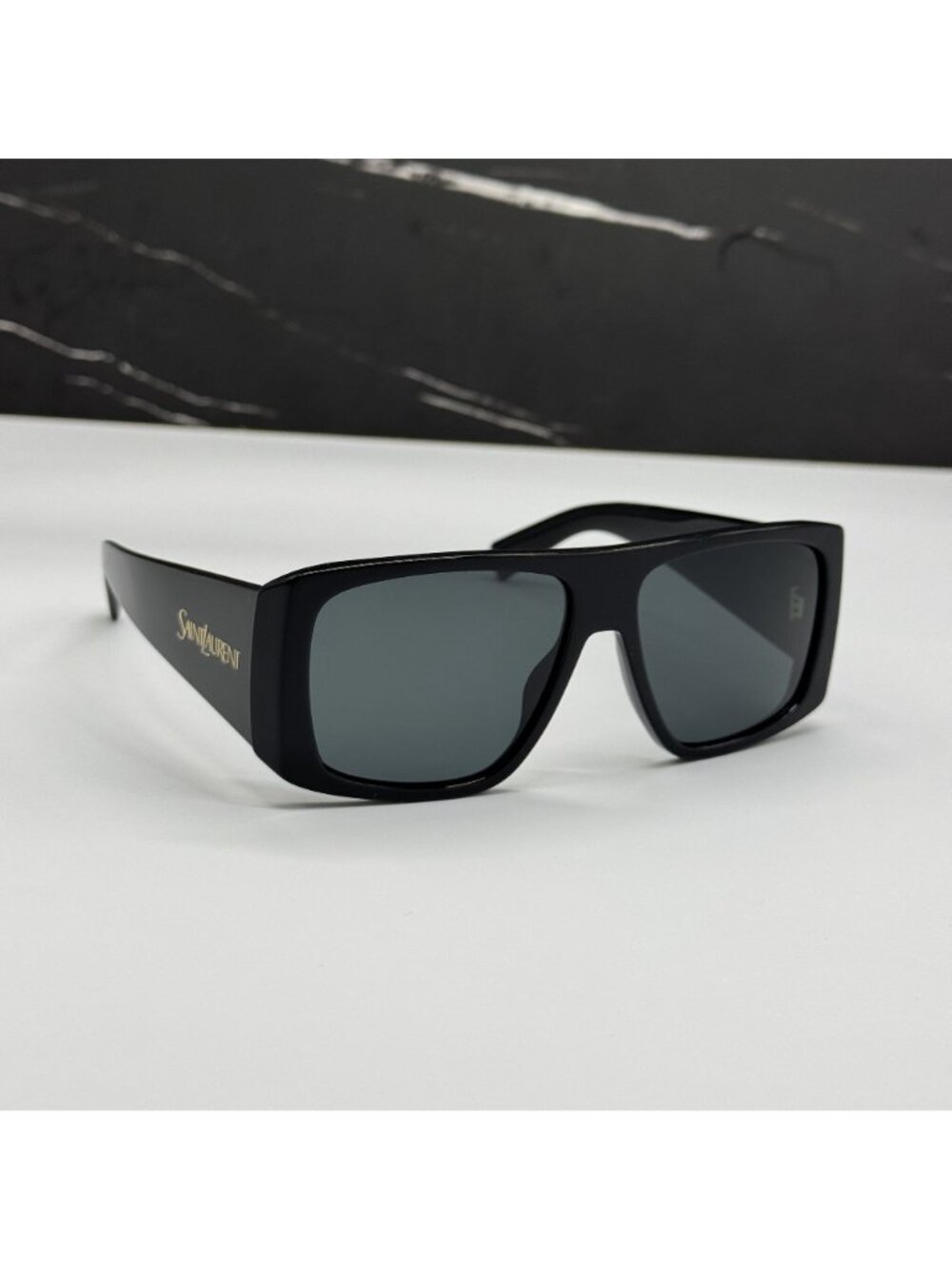 Saint Laurent SL832 001 Black Shield Sunglasses NEW